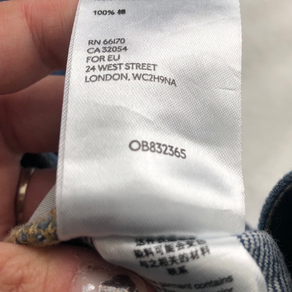 Free People high rise frayed flare denim jeans 28 - Picture 7 of 13